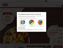 Tablet Screenshot of idrottensbingo.se